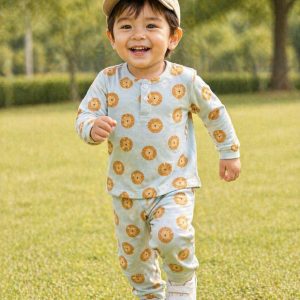 Piyama Anak Baby Lion Soft Set